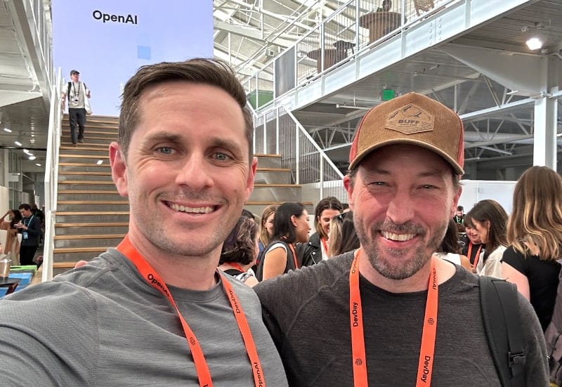 Meeting Greg Kamradt at OpenAI's DevDay in San Francisco on October 1st, 2024